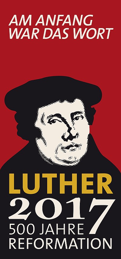 Logo "Luther 2017 - 500 Jahre Reformation " (Quelle: EKD / www.luther2017.de)