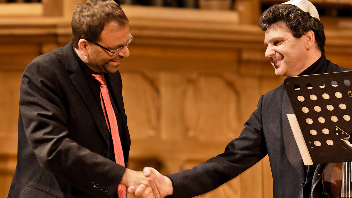 Thorsten Laux und Semjon Kalinowsky treten am 15. März in der Aachener Annakirche auf.