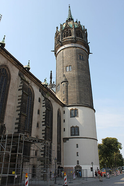 Die Schlosskirche in Wittenberg, an deren Tür Luther vor fast 500 Jahren seine Thesen schlug