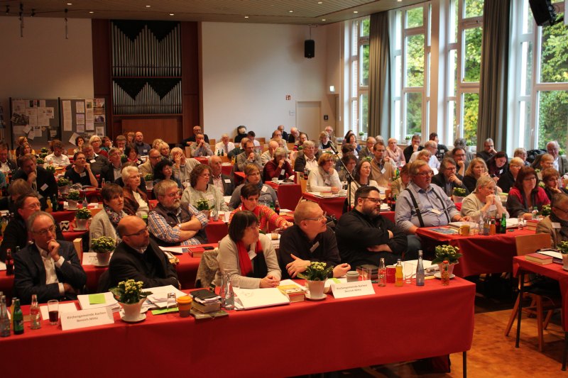 Bei der Kreissynode in Stolberg war ein Rückblick auf das Jubiläumsjahr am Samstag der Themenschwerpunkt. (Foto: Braun)